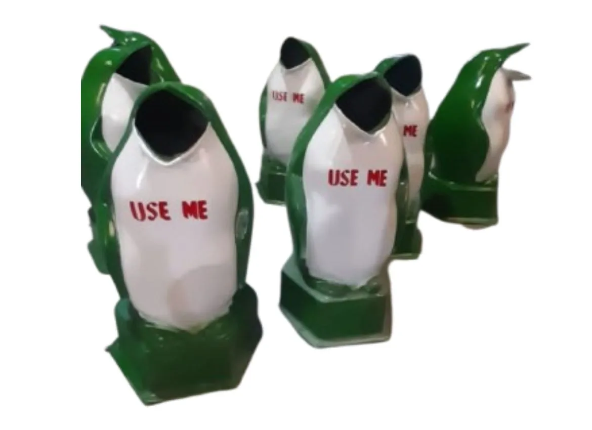 FRP Penguin Dustbin-M