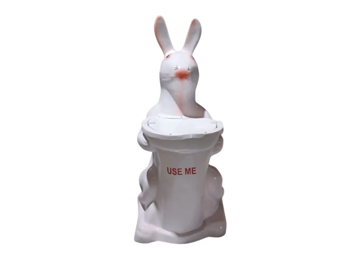 FRP Rabbit Dustbin