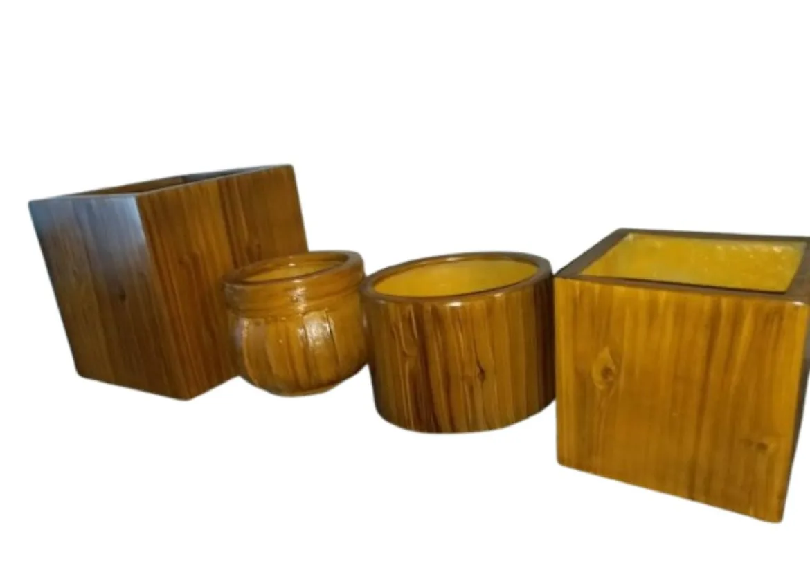 Wooden Finish Planters