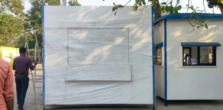 frp security cabin