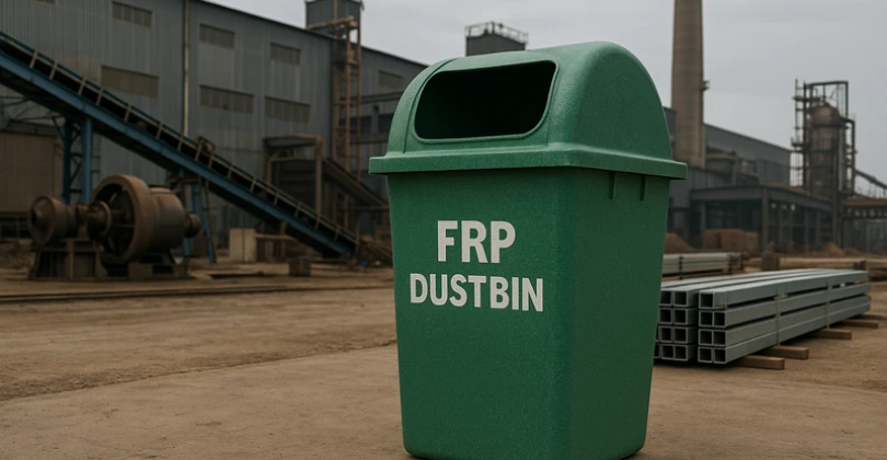 FRP Dustbin in Industry